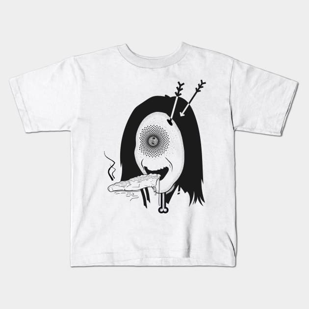 Black & white Elegant Art 9 Kids T-Shirt by Frajtgorski